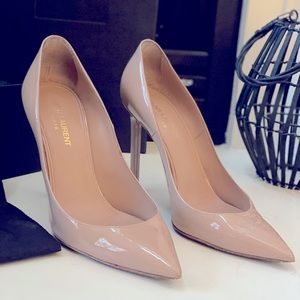 Yves St Laurent - Nude Heels / patent leather pumps